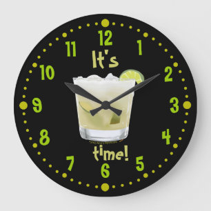 Caipirinha Heure Brésil Horloge Cocktail W/ Minute