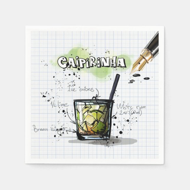 Caipirinha Napkin (Front)