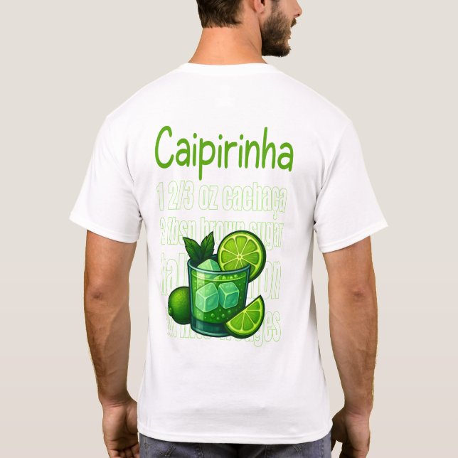Caipirinha T-Shirt – Classic Brazilian Cocktail (Back)