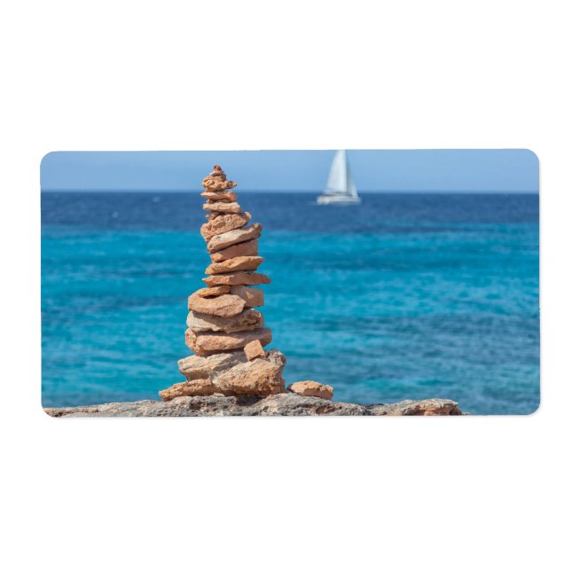Cairn at the Mediterranean sea (Front)