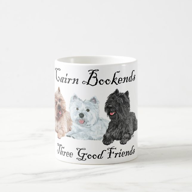 Cairn Bookends, Three Good Friends Coffee Mug (Center)
