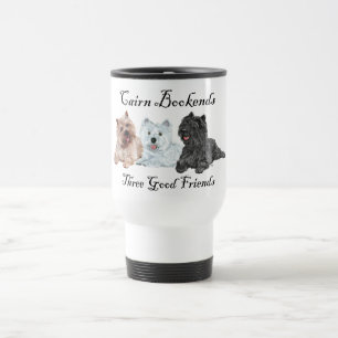 Cairn Bookends, Three Good Friends Travel Mug