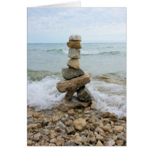 Cairn de roche - monument d'île de Mackinac