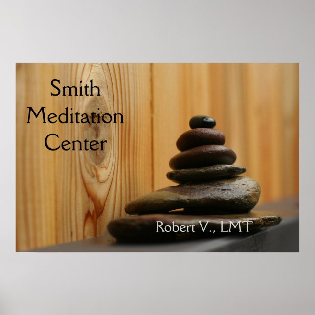 Cairn Meditation Stones Poster (Front)