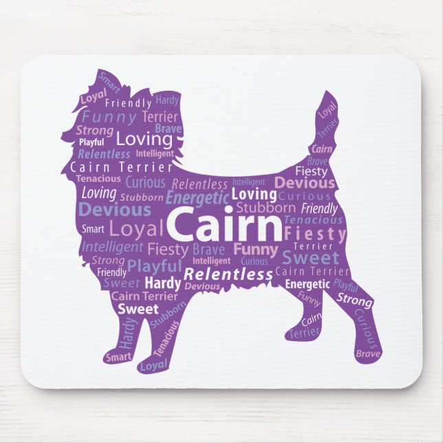 Cairn Mousepad (Pink) (Front)