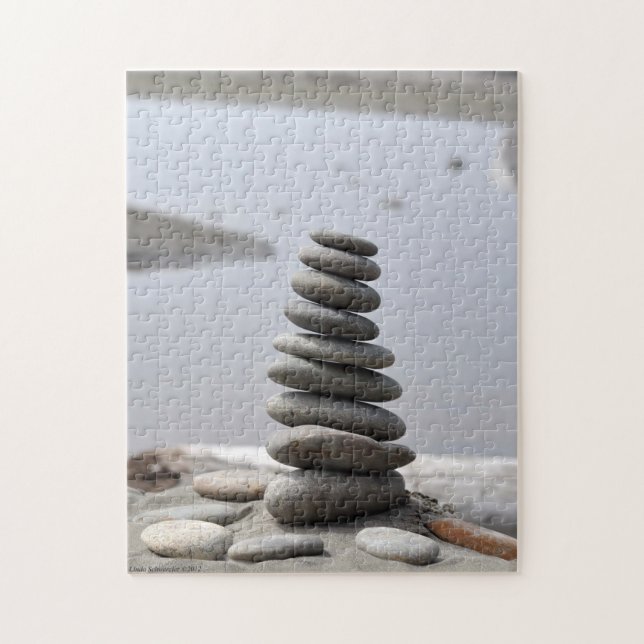 Cairn or Rock Stacking Serenity Puzzle (Vertical)