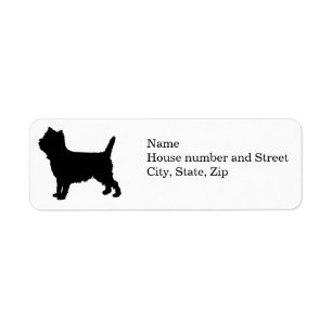 cairn silhouette Return address labels