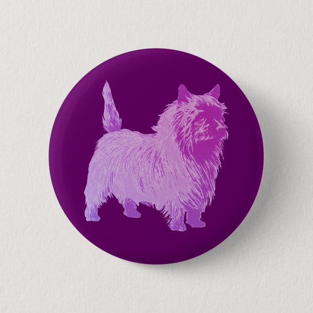 Cairn Terrier 2 Inch Round Button (Front)