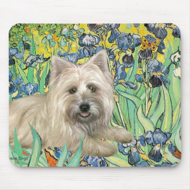 Cairn Terrier 4 - Irises Mouse Pad (Front)