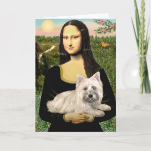 Cairn Terrier 4 - Mona Lisa Holiday Card