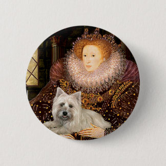 Cairn Terrier 4 - Queen 2 Inch Round Button
