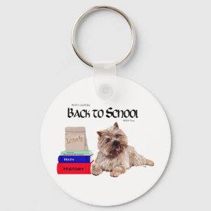 Cairn Terrier Back to School Keychain