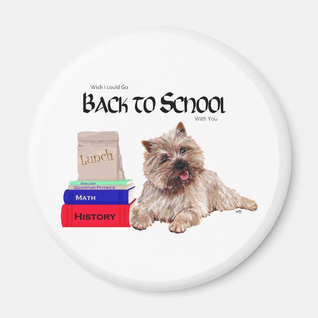 Cairn Terrier Back to School Magnet (Front)