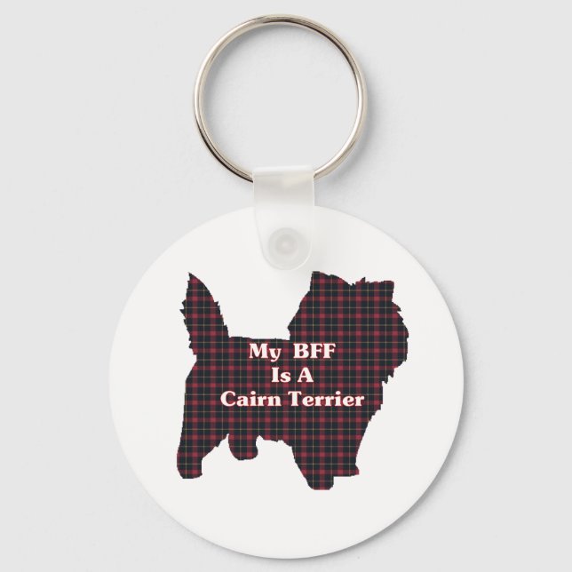 Cairn Terrier BFF Keychain (Front)