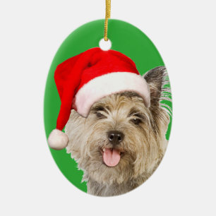 Cairn Terrier Ceramic Ornament