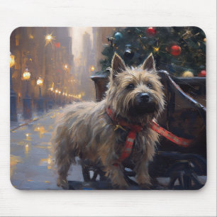 Cairn Terrier Christmas Festive Season  Mouse Pad