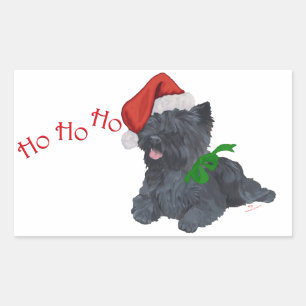Cairn Terrier Christmas Sticker