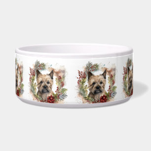Cairn Terrier Christmas Wreath Festive Pup