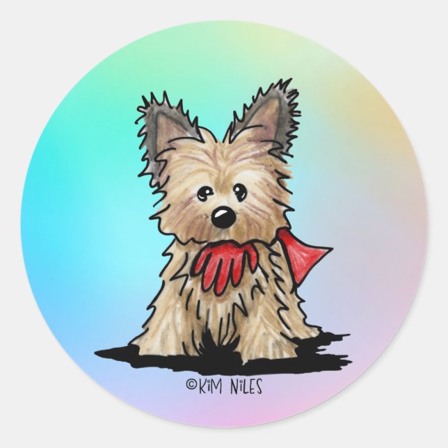 Cairn Terrier  Classic Round Sticker (Front)