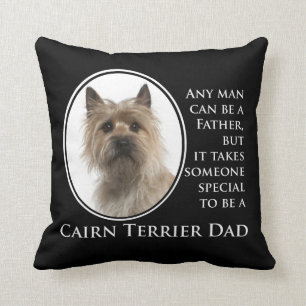 Cairn Terrier Dad Pillow