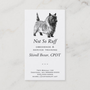 Cairn Terrier Dog Business Card