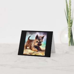 Cairn Terrier Dog Card