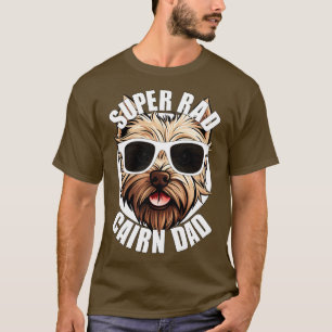 Cairn Terrier Dog Dad Funny Mens Fathers Day T-Shirt