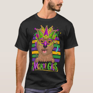 Cairn Terrier Dog Dad Mom Mardi Gras Party T-Shirt
