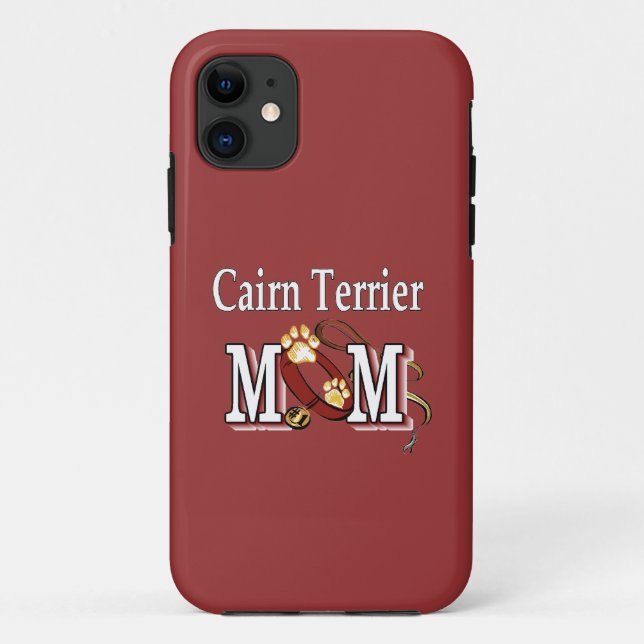 Cairn Terrier Dog MOM Case-Mate iPhone Case (Back)