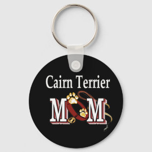 Cairn Terrier Dog MOM Keychain