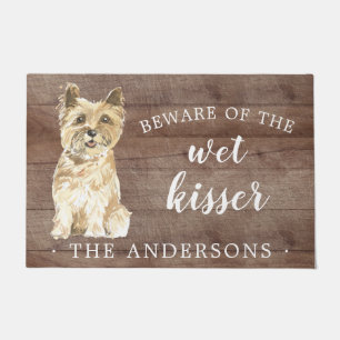 Cairn Terrier Dog Personalized Door Mat