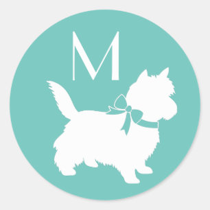 Cairn Terrier Dog Puppy Classic Round Sticker
