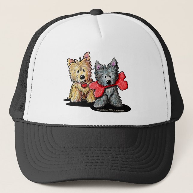 Cairn Terrier Duo Casquette (Devant)