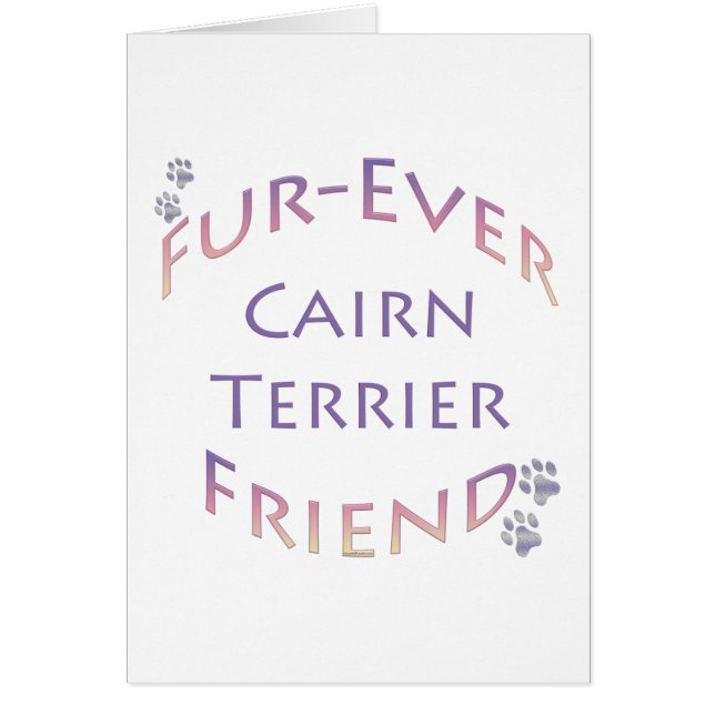 Cairn Terrier Furever (Front)