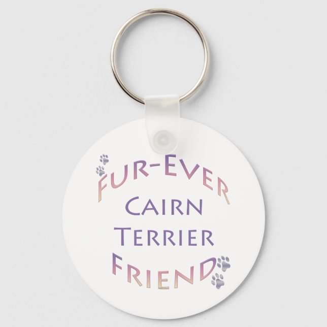 Cairn Terrier Furever Keychain (Front)