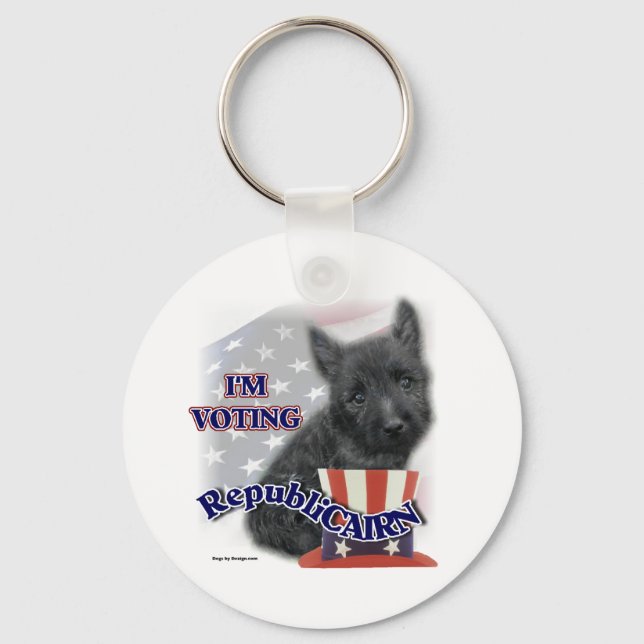 Cairn Terrier Gifts Keychain (Front)