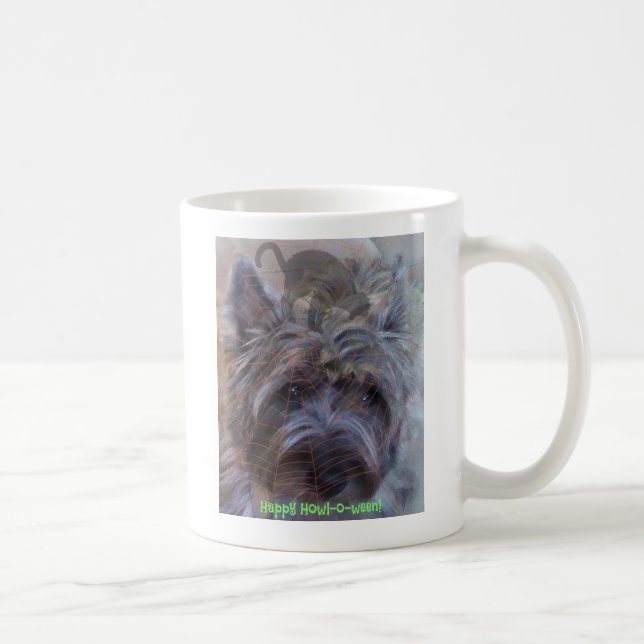 CAIRN TERRIER HALLOWEEN COFFEE MUG (Right)