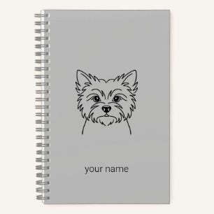 Cairn Terrier Heritage Minimalist Signature Pers Notebook