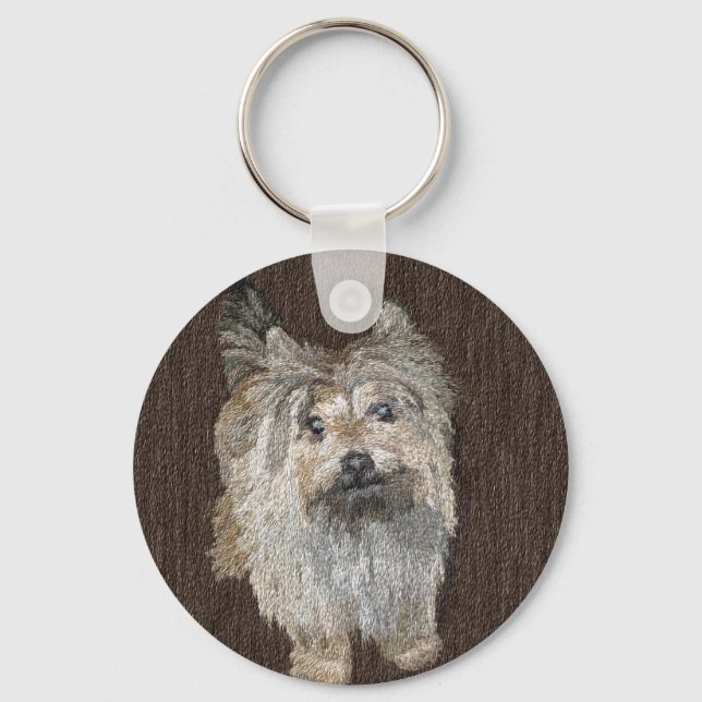 Cairn Terrier Keychain (Front)