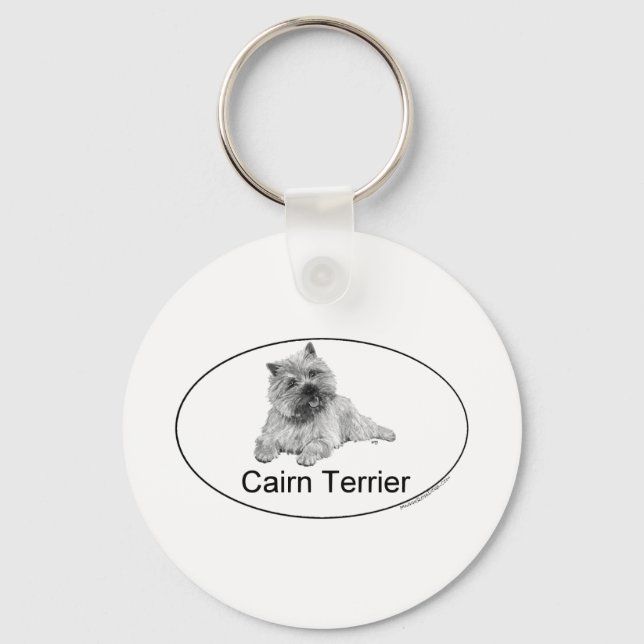 Cairn Terrier Keychain (Front)