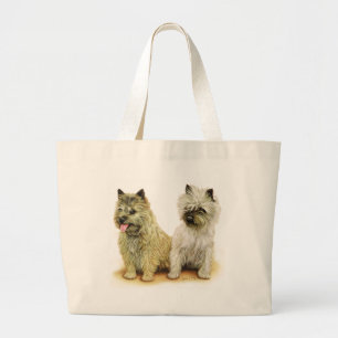Cairn Terrier Large Tote Bag
