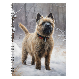 Cairn Terrier Let It Snow Christmas Notebook