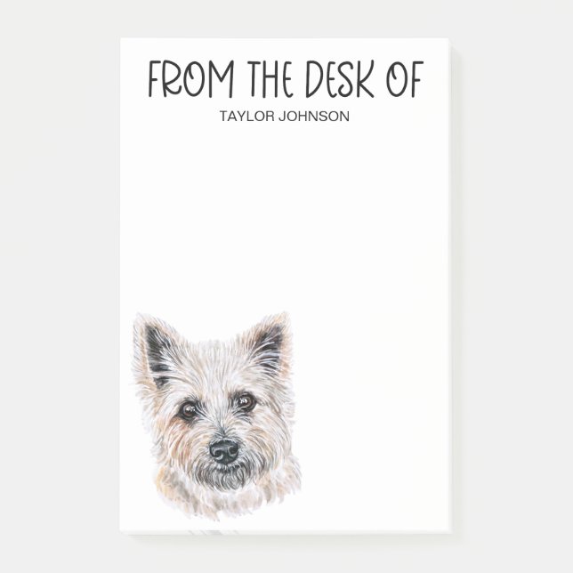Cairn Terrier Lover Post-it Notes (Front)