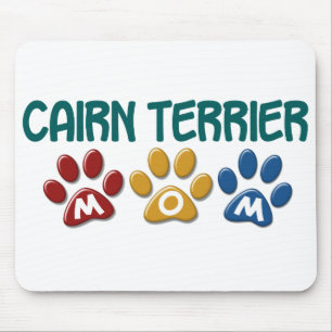 CAIRN TERRIER MOM Paw Print 1 Mouse Pad