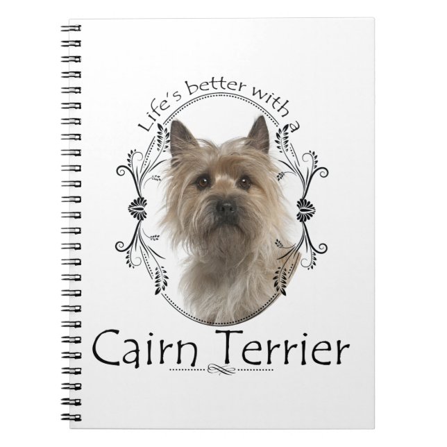 Cairn Terrier Notebook (Front)