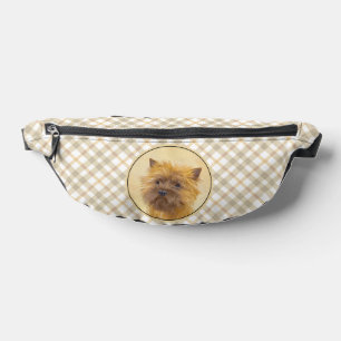 Cairn Terrier Painting Cute Original Pet Dog Art Fanny Pack
