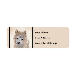 Cairn Terrier Peinture Chiot - Art Chien original