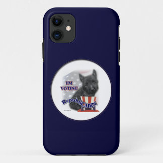 Cairn Terrier Political Humour iPhone 11 Case