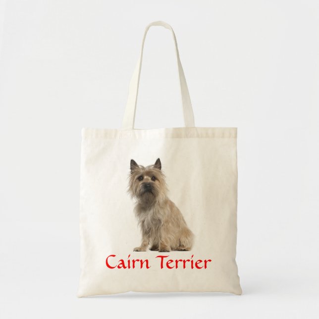 Cairn Terrier Puppy Dog Beach Tote Bag (Front)