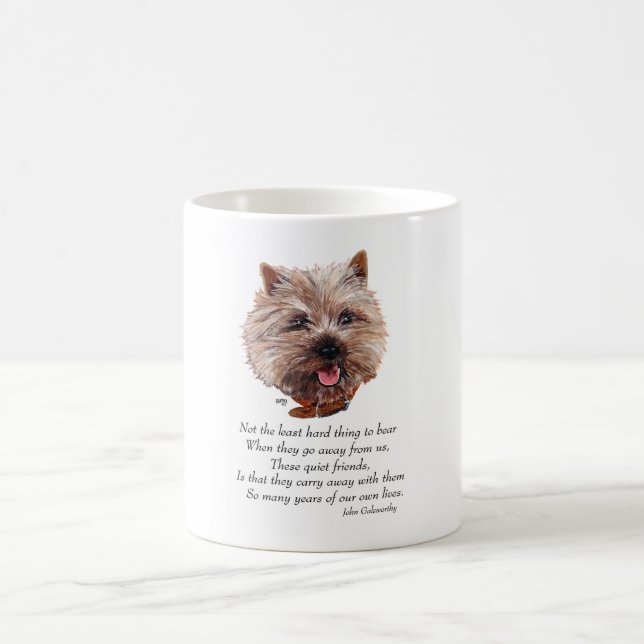 Cairn Terrier Rainbow Bridge Coffee Mug (Center)